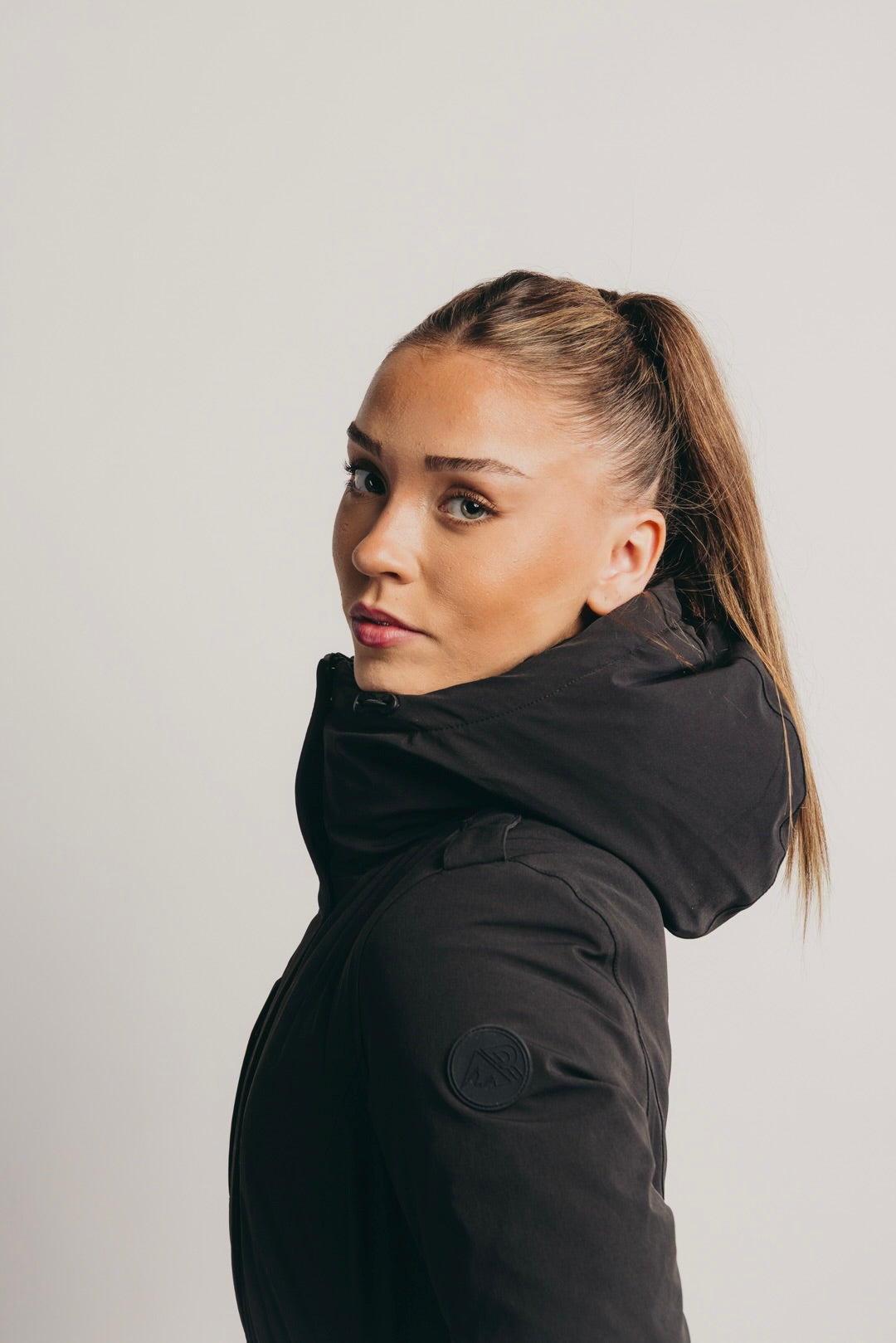 Belted Ski Jacket - Black