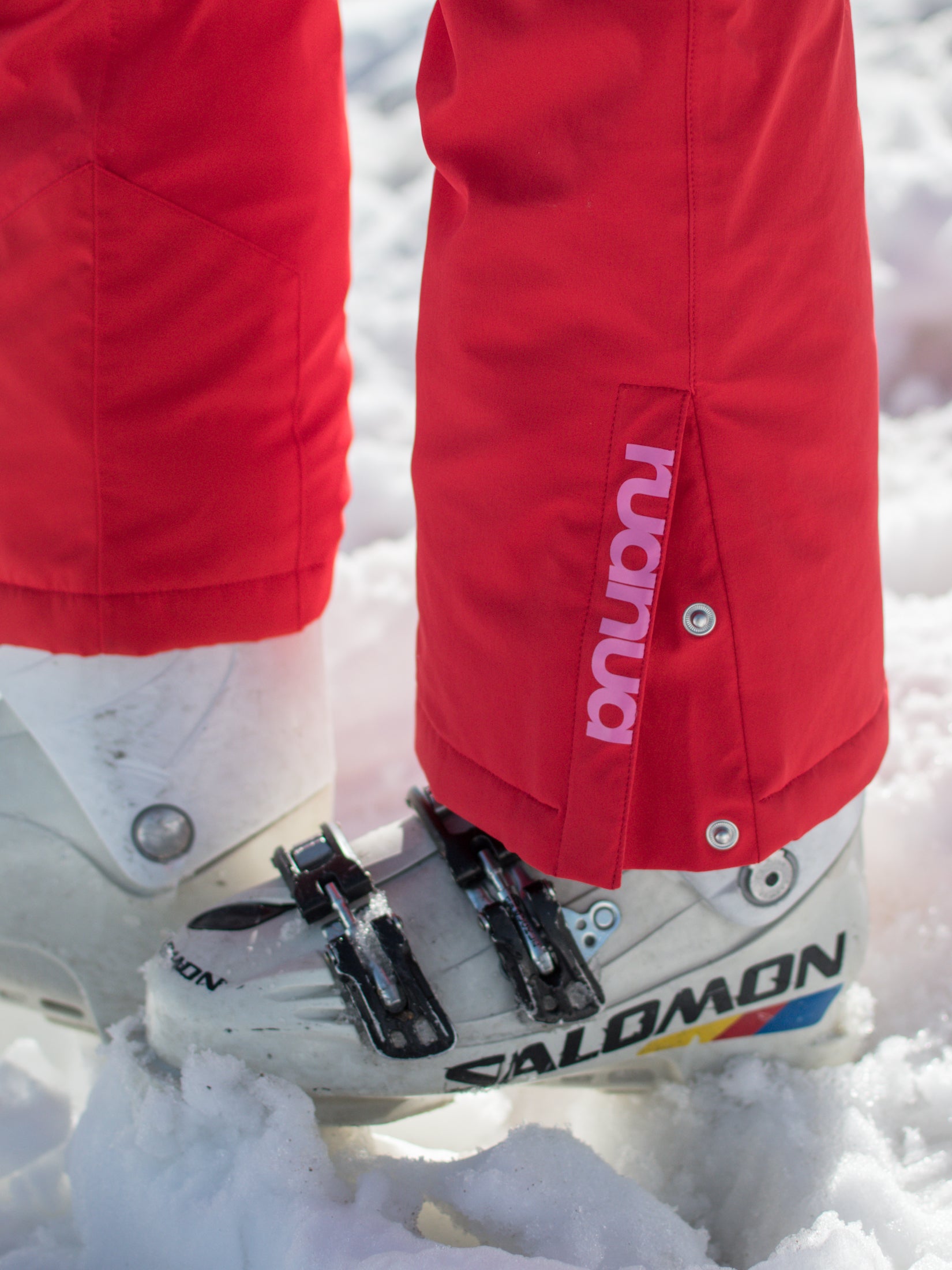 Straight Leg Ski Trouser - Red