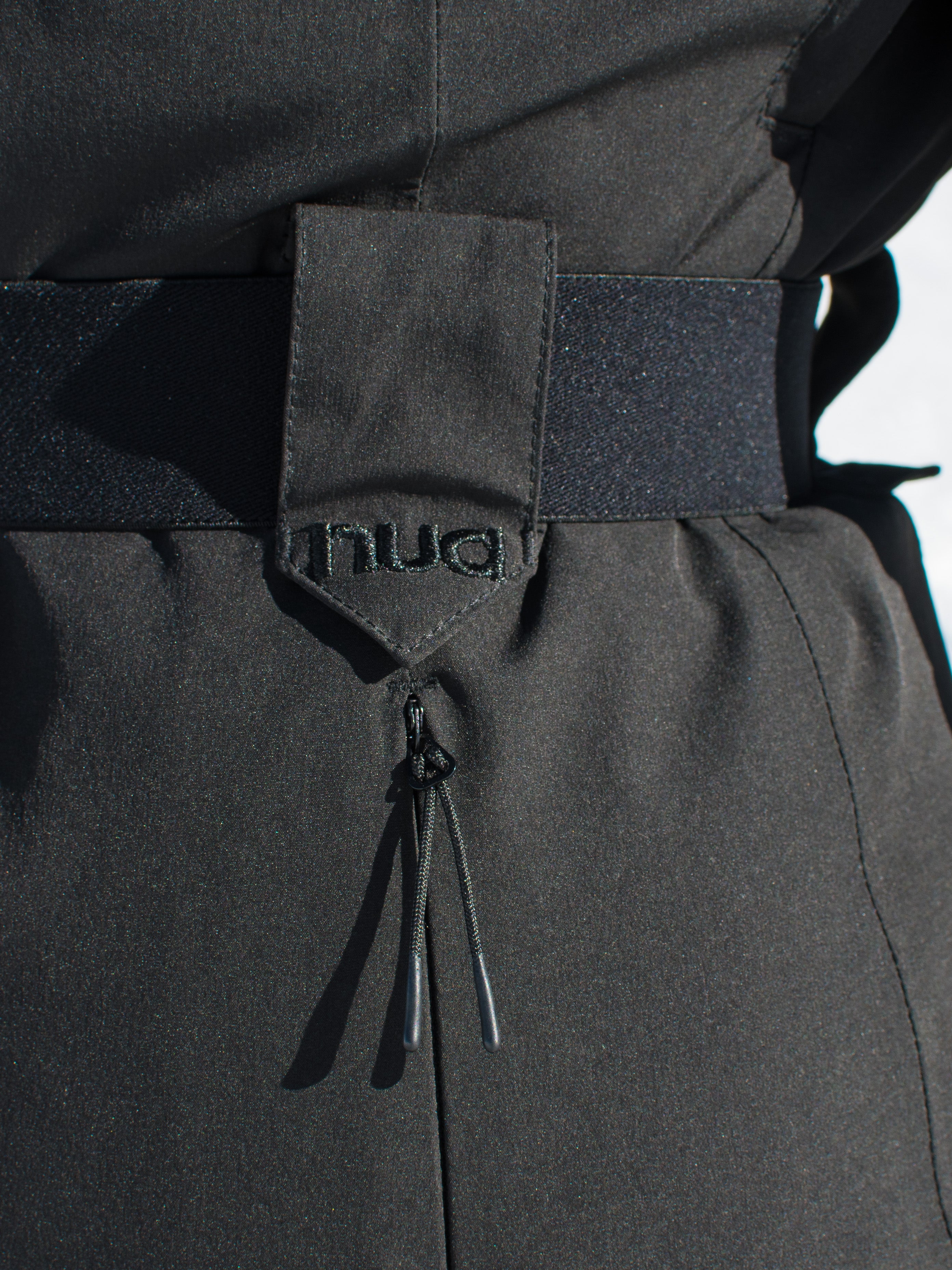 Belted Ski Jacket - Black