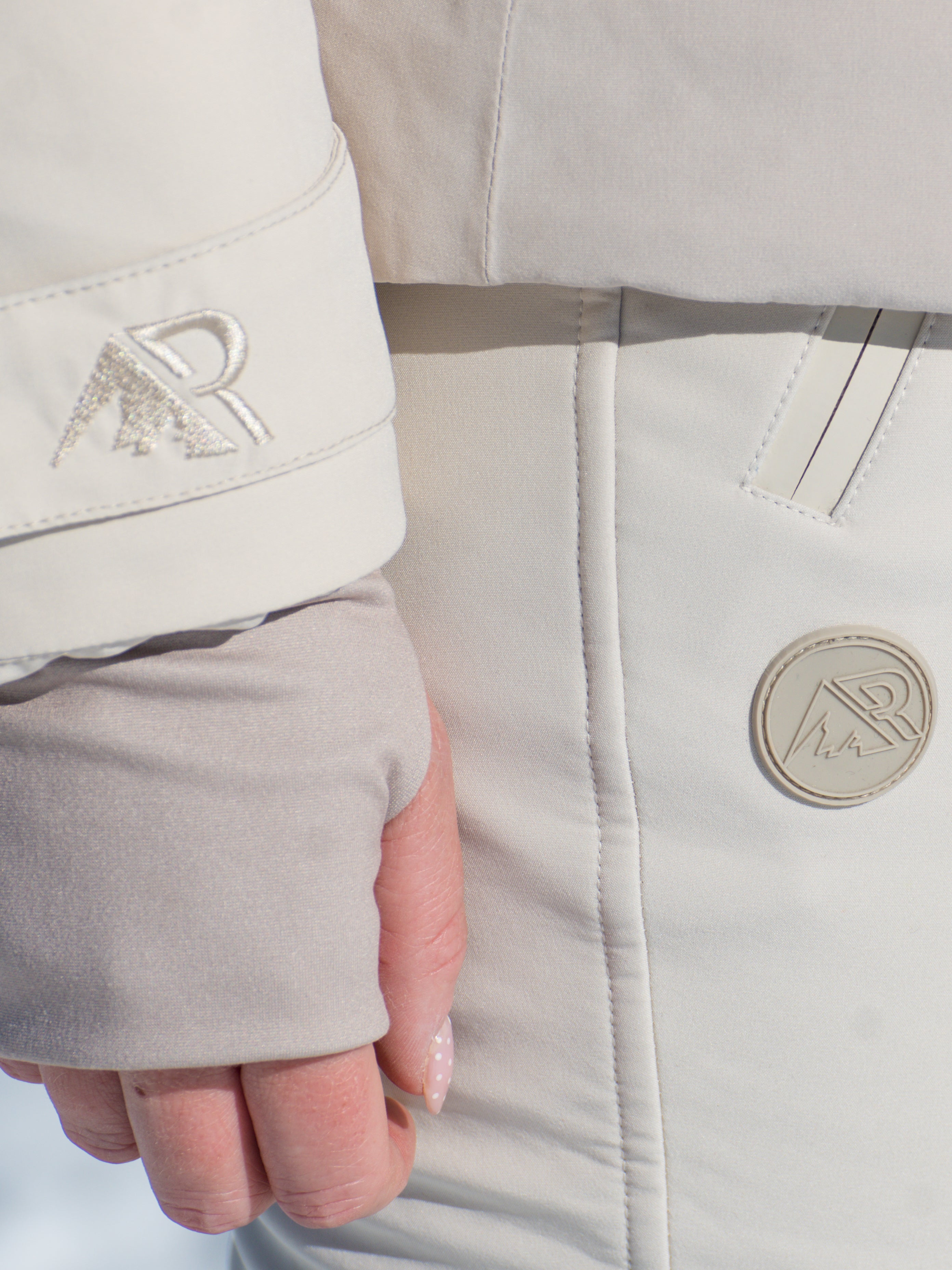 Belted Ski Jacket - Neutral
