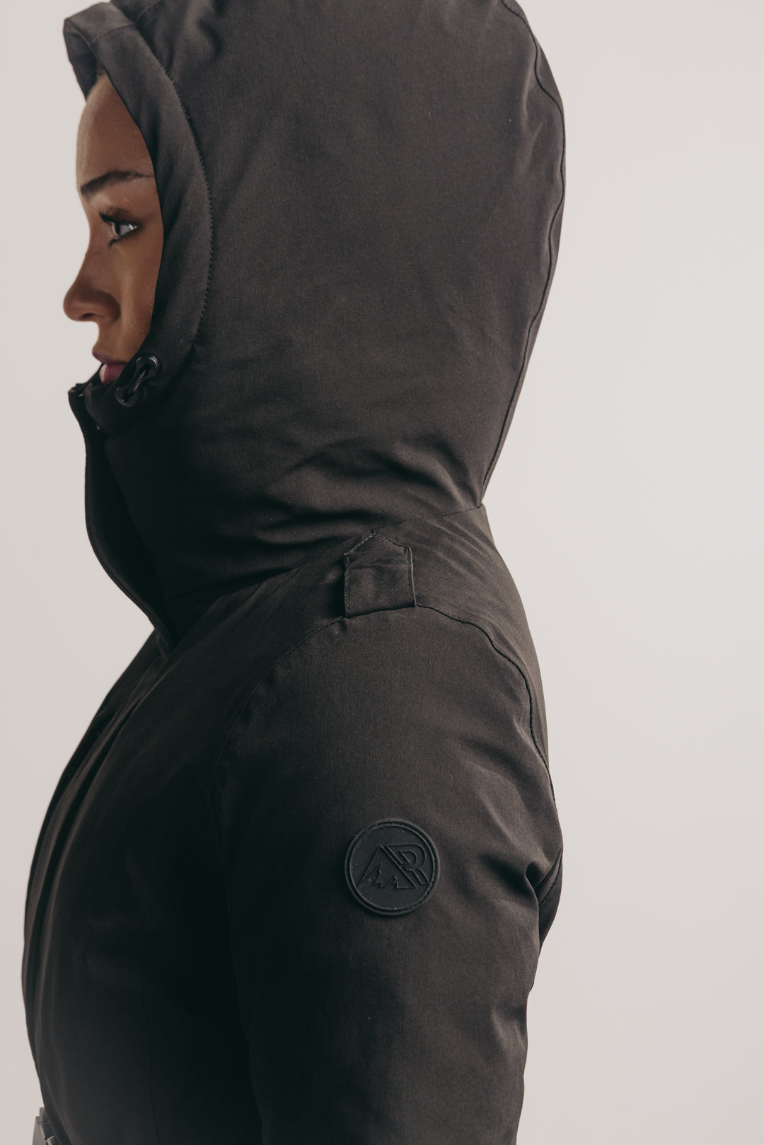 Belted Ski Jacket - Black