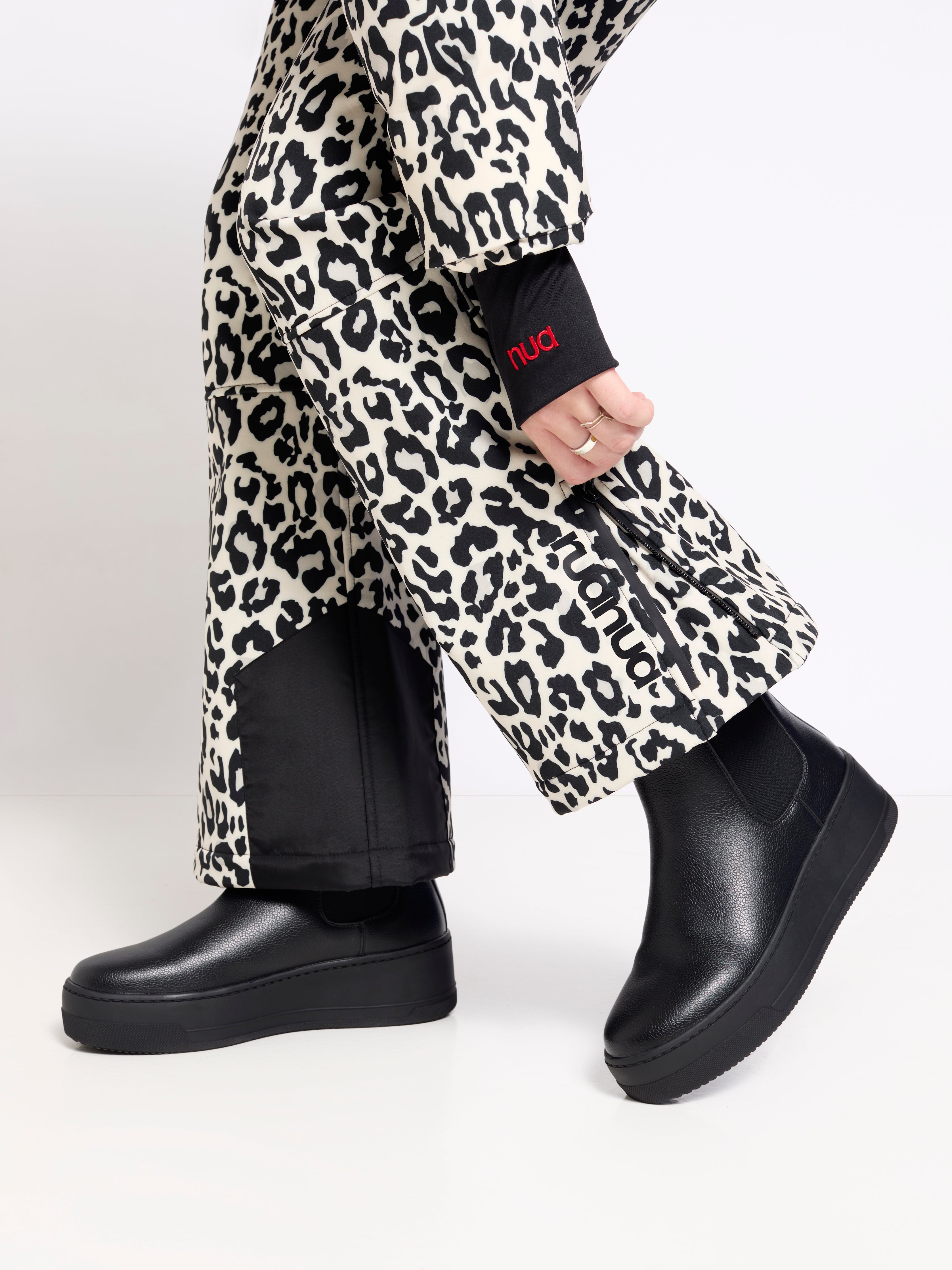 Slim Leg Ski Trouser - Leopard