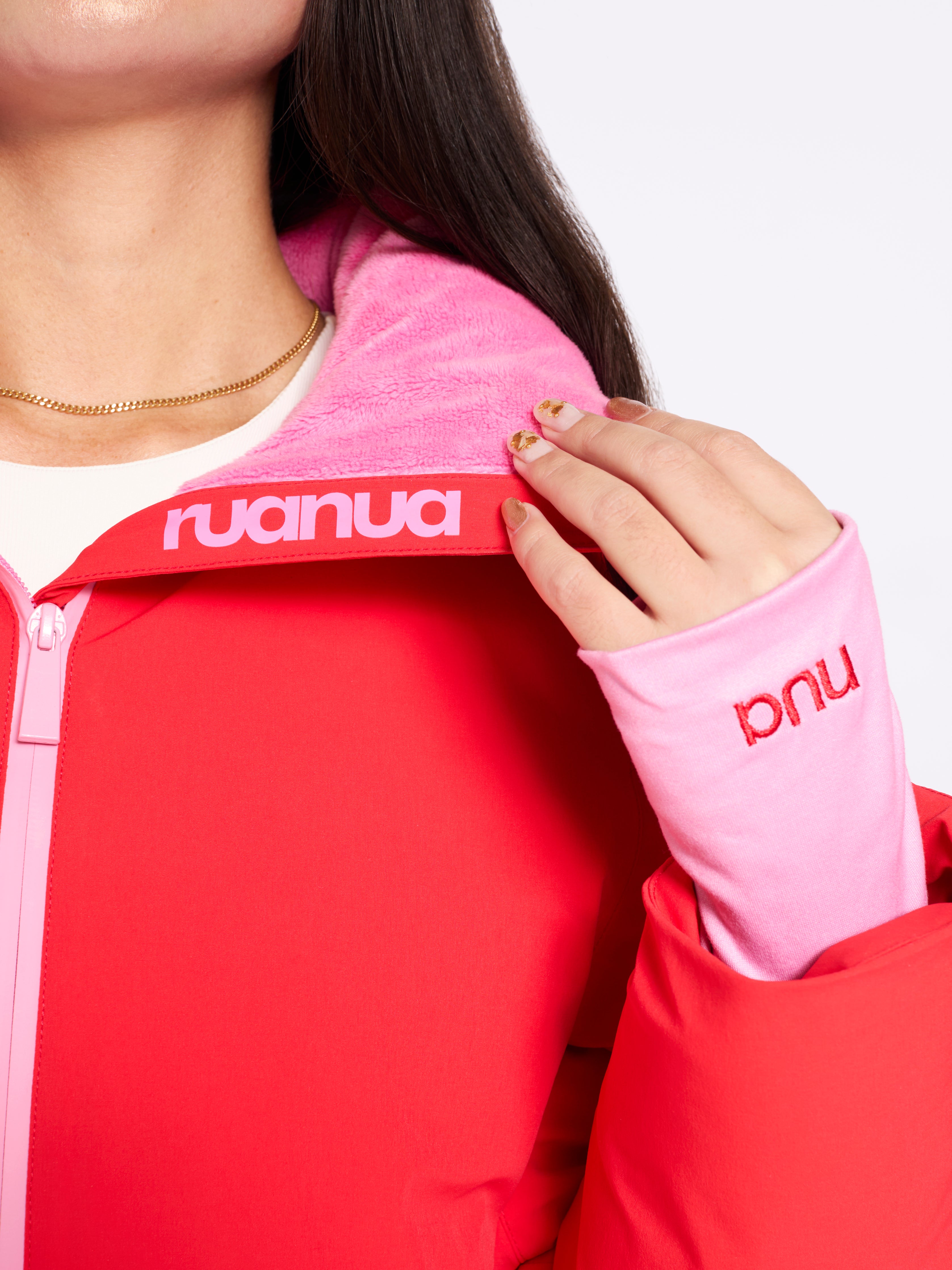 Pink and Red Ski Jacket 2