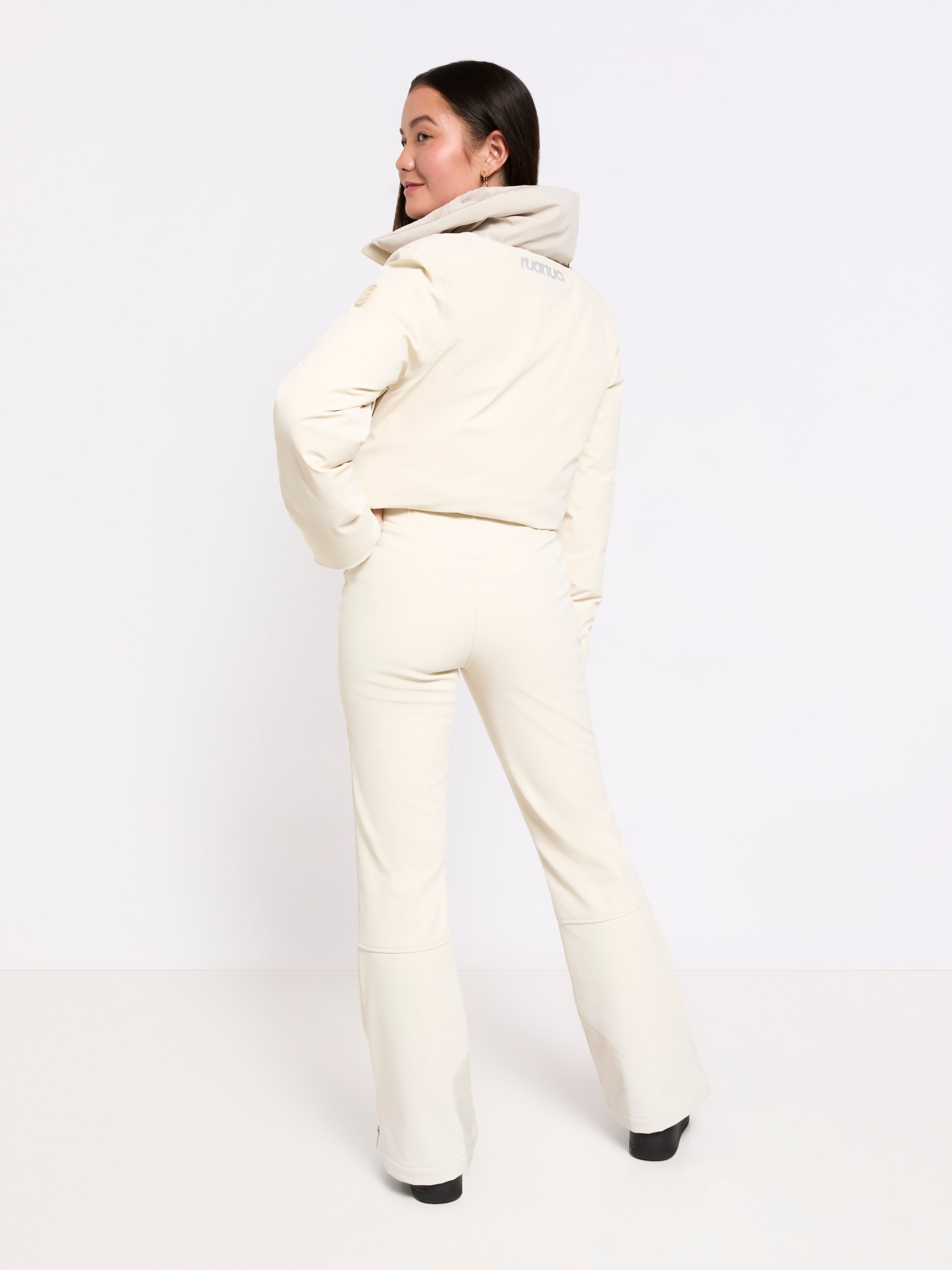Padded Down Ski Jacket - Neutral