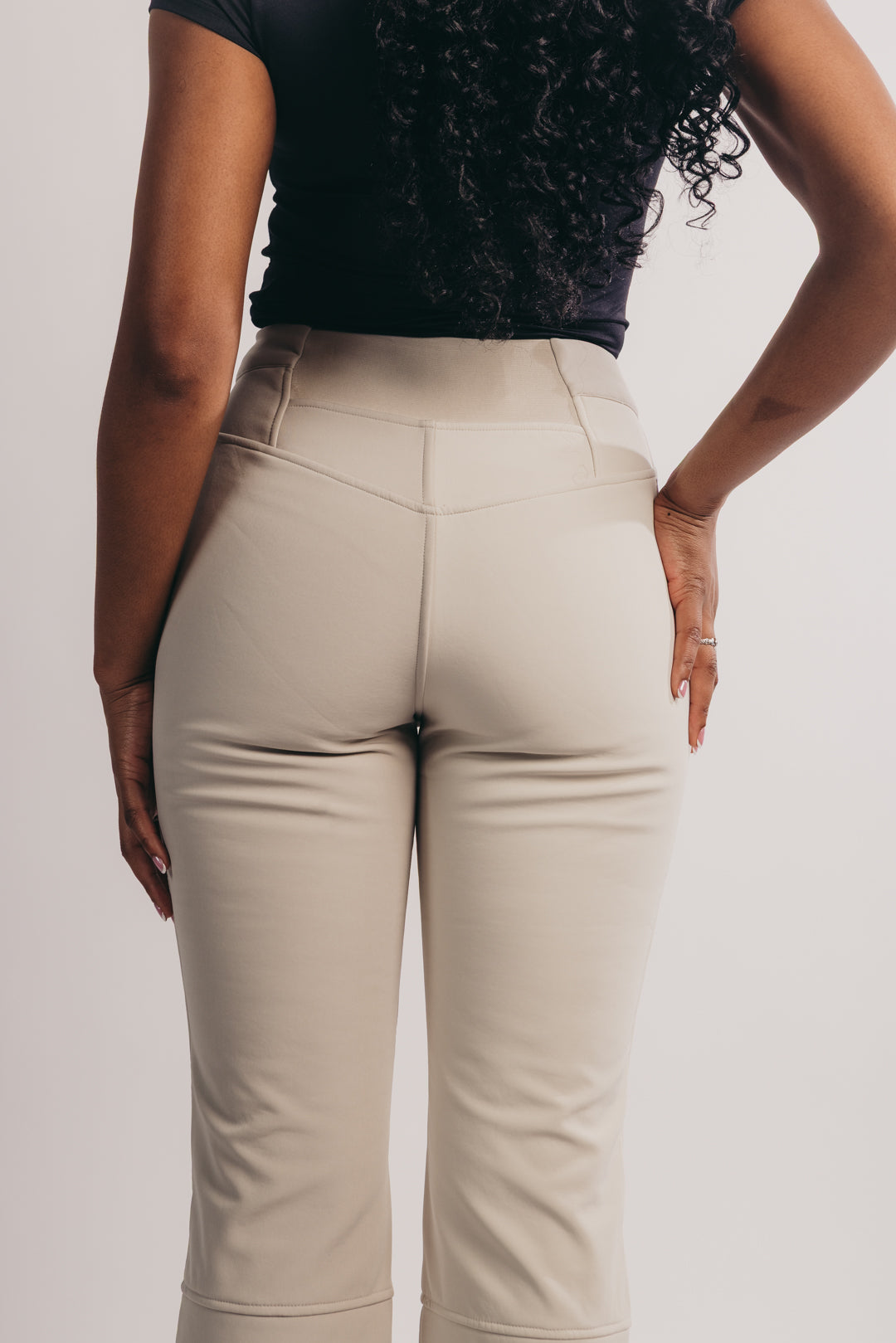 Slim Leg Ski Trouser - Neutral Tonal Colourblock