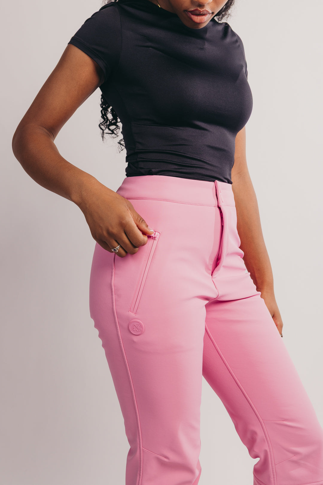 Slim Leg Ski Trouser - Pink