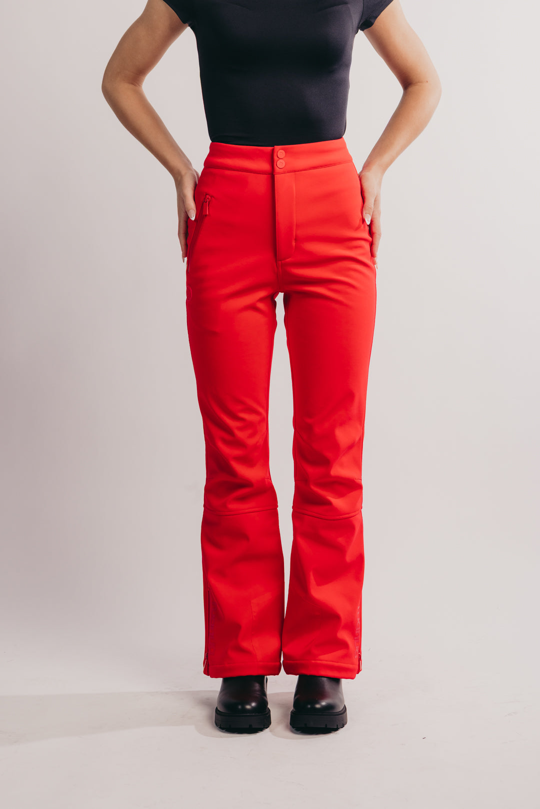 Slim Leg Ski Trouser - Red