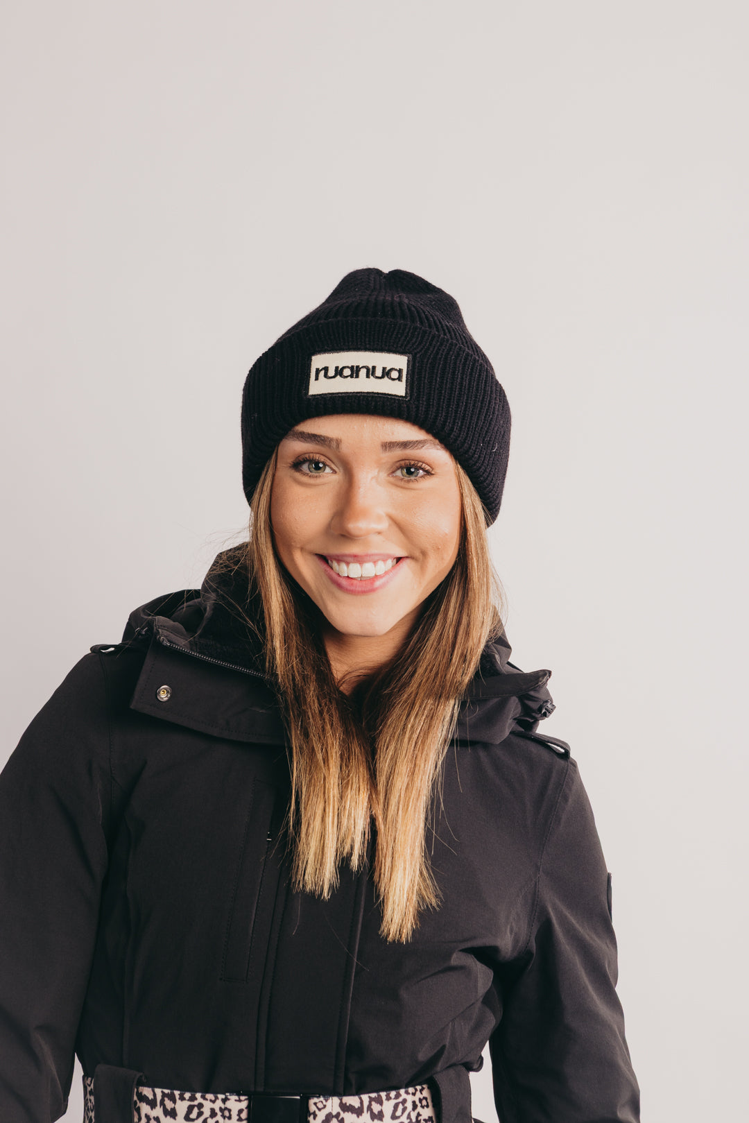 Ribbed Beanie - Black