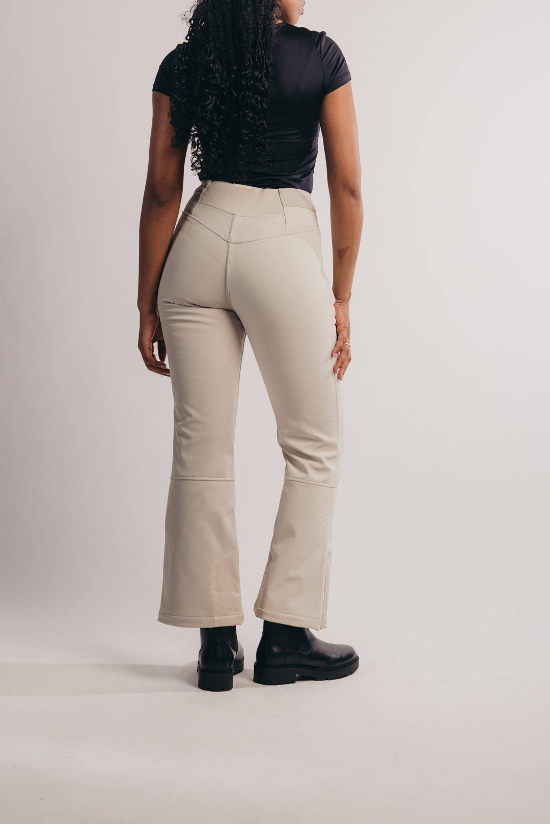 Slim Leg Ski Trouser - Neutral Tonal Colourblock