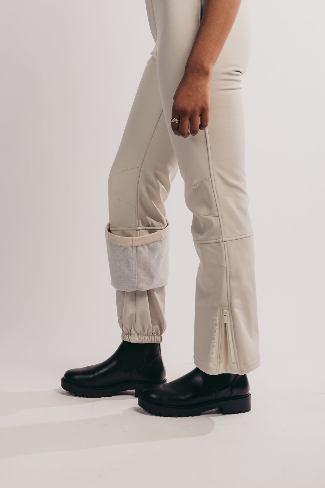 Slim Leg Ski Trouser - Neutral Tonal Colourblock