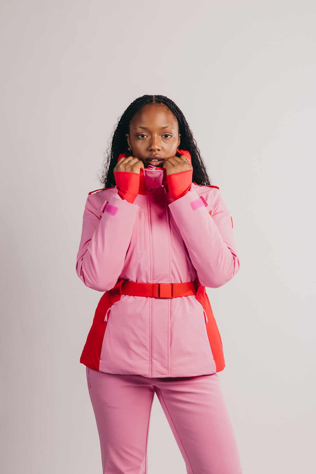 Slim Leg Ski Trouser - Pink
