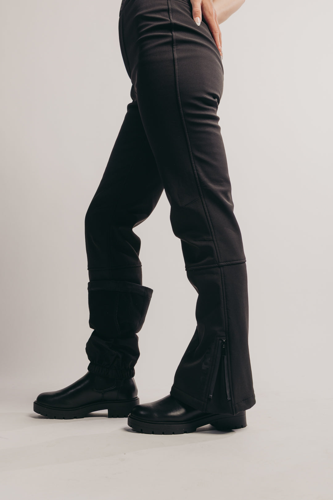 Slim Leg Ski Trouser - Black