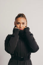 Belted Ski Jacket - Black