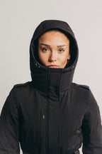 Belted Ski Jacket - Black