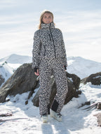 Straight Leg Ski Trouser - Leopard