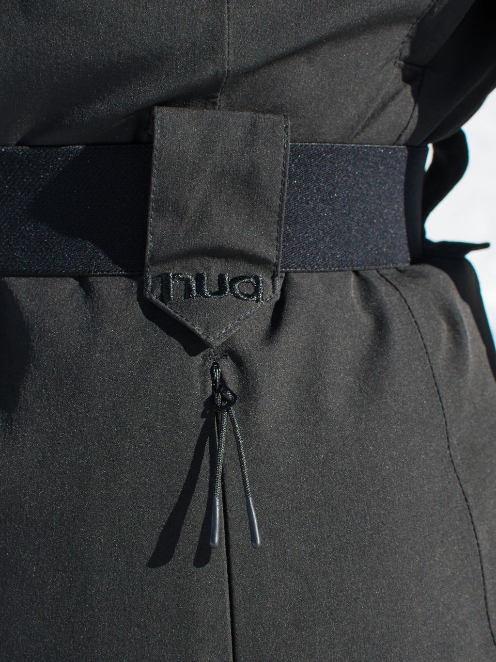 Belted Ski Jacket - Black