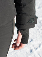Belted Ski Jacket - Black
