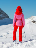Slim Leg Ski Trouser - Red