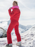 Straight Leg Ski Trouser - Red