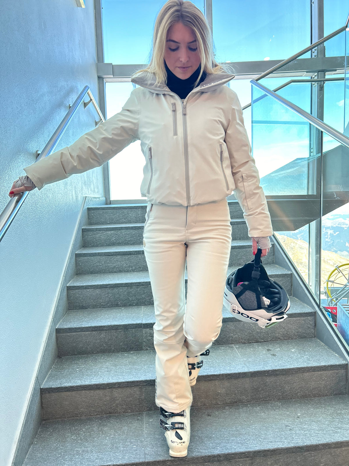 Slim Leg Ski Trouser - Neutral
