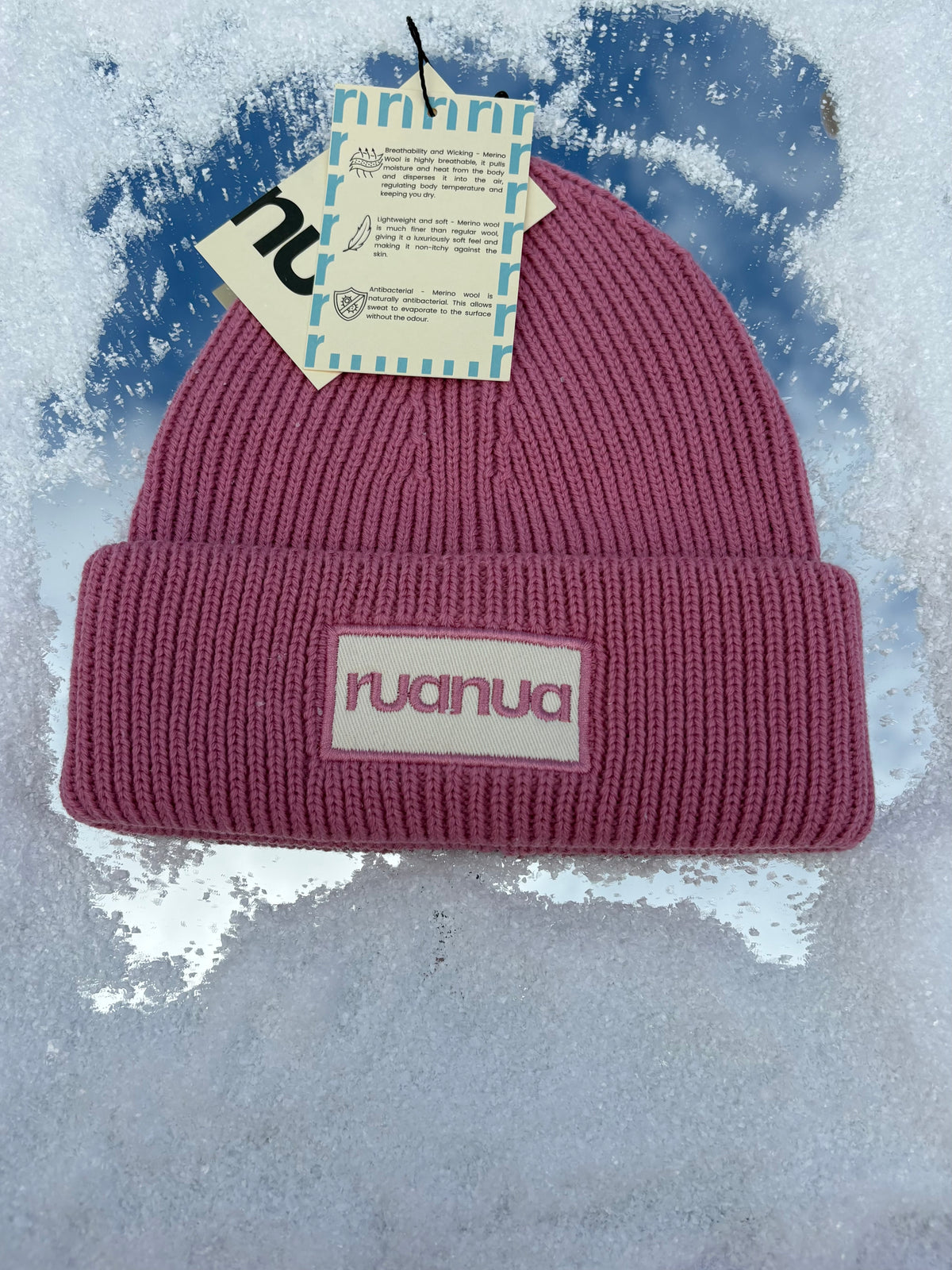 Ribbed Beanie - Pink