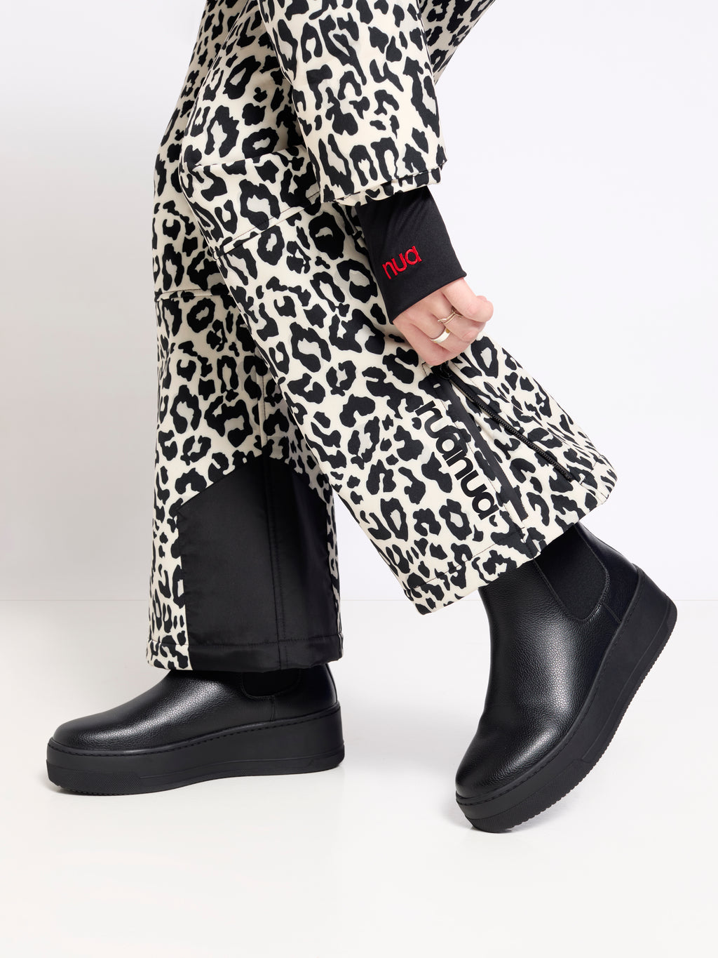 Slim Leg Ski Trouser - Leopard