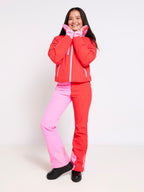 Pink and Red Ski Jacket 1