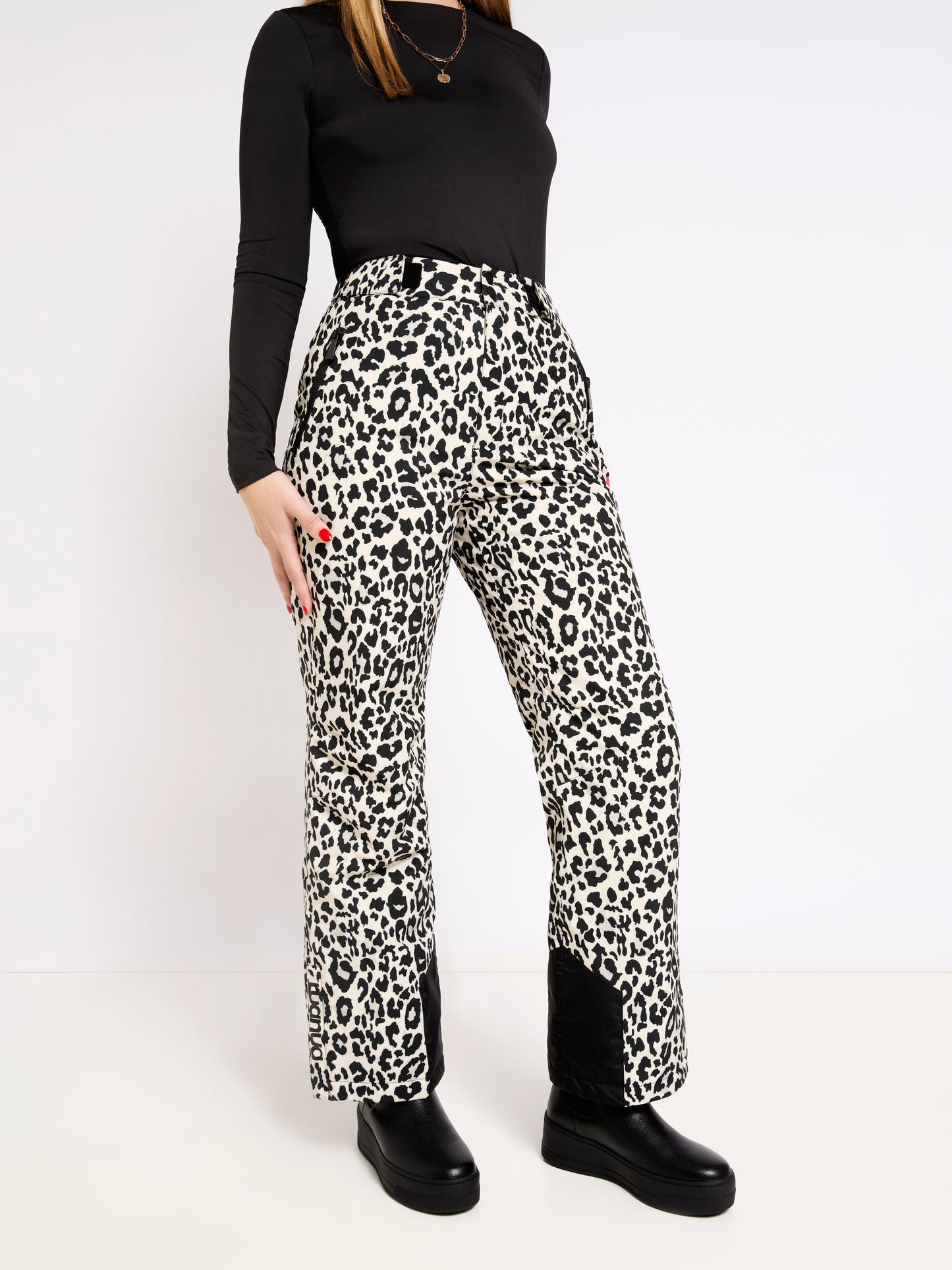 Straight Leg Ski Trouser - Leopard