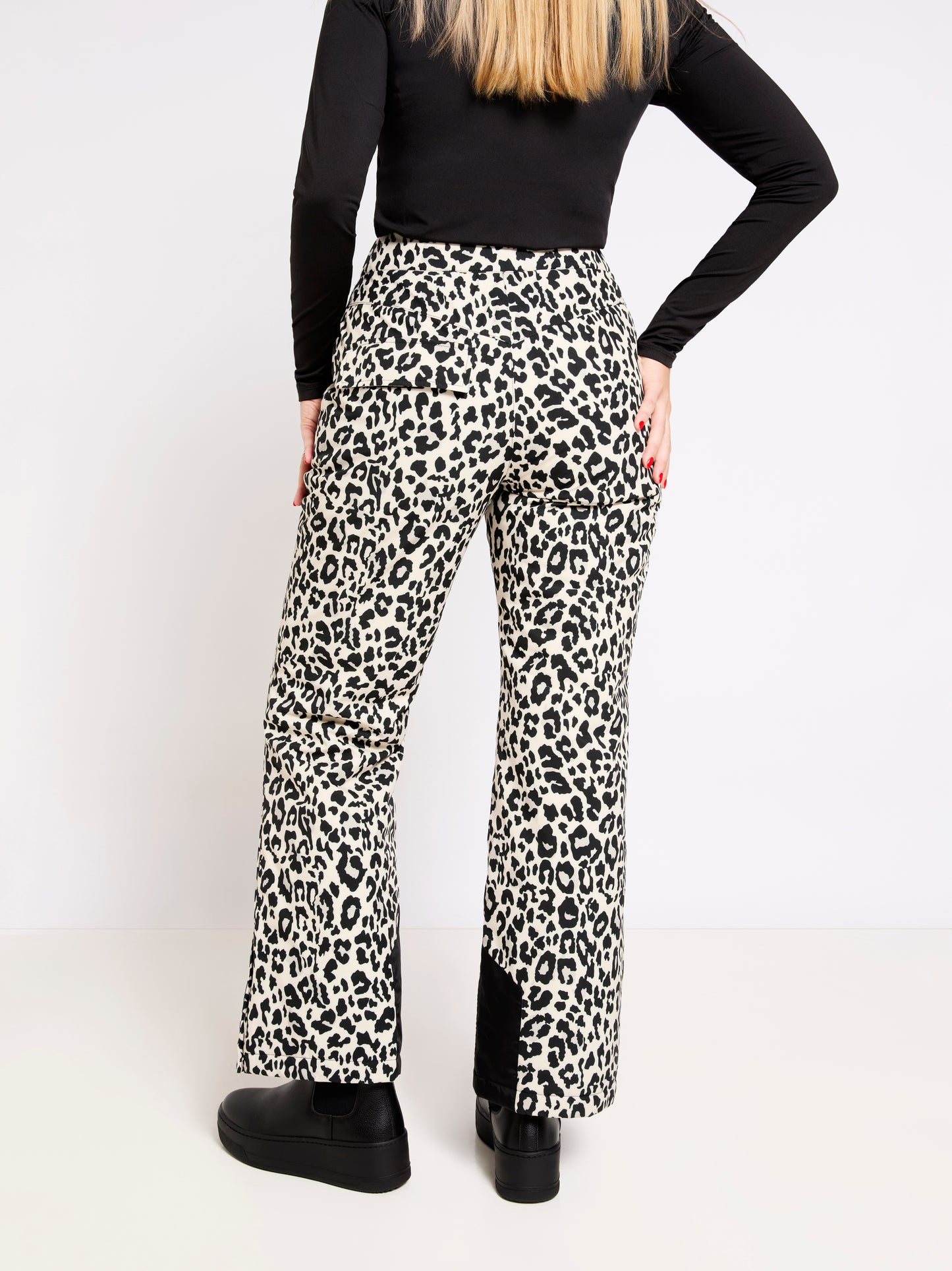 Straight Leg Ski Trouser - Leopard