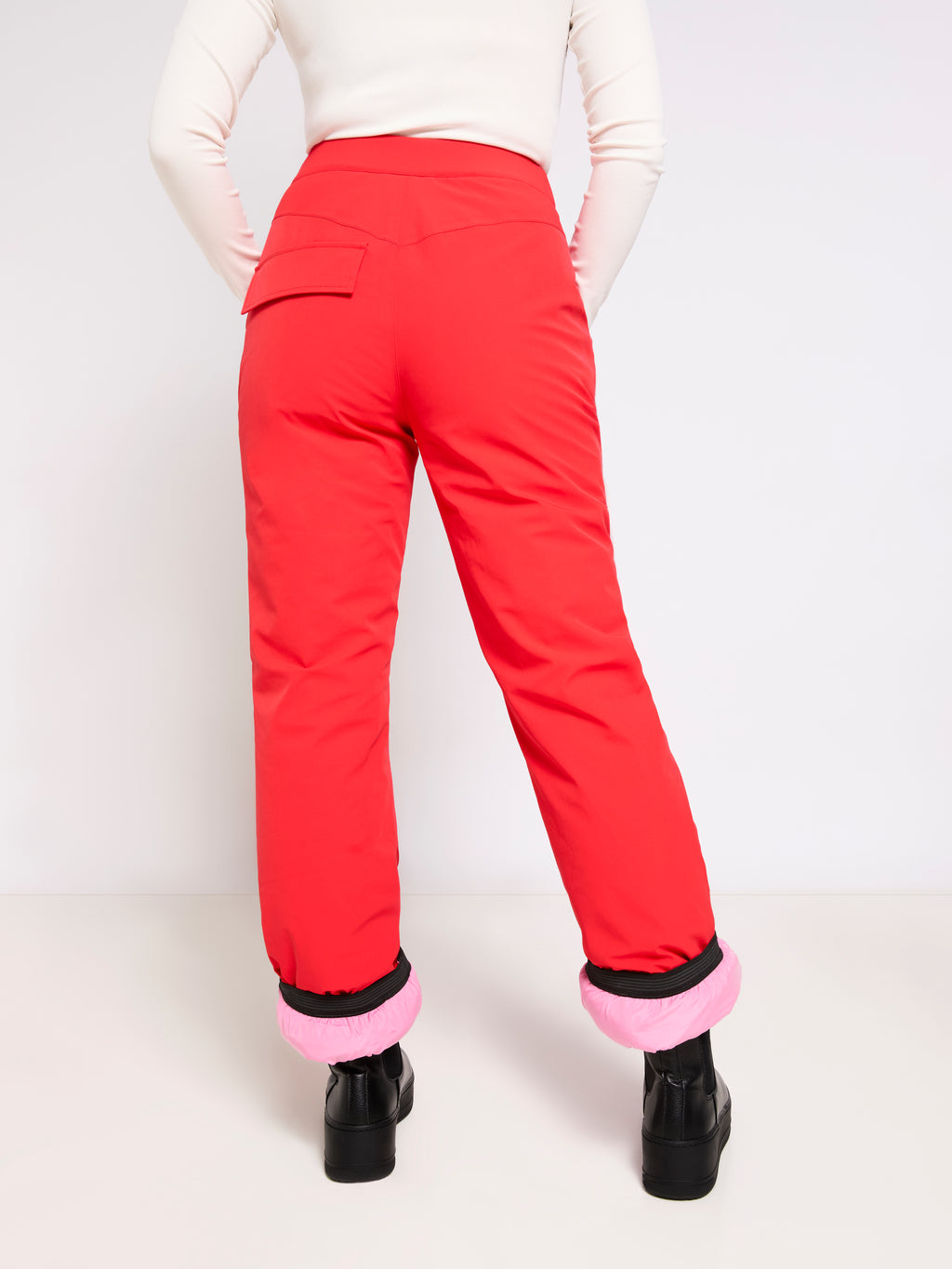 Straight Leg Ski Trouser - Red