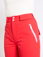 Straight Leg Ski Trouser - Red