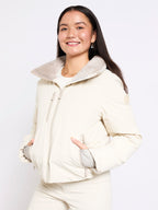 Padded Down Ski Jacket - Neutral