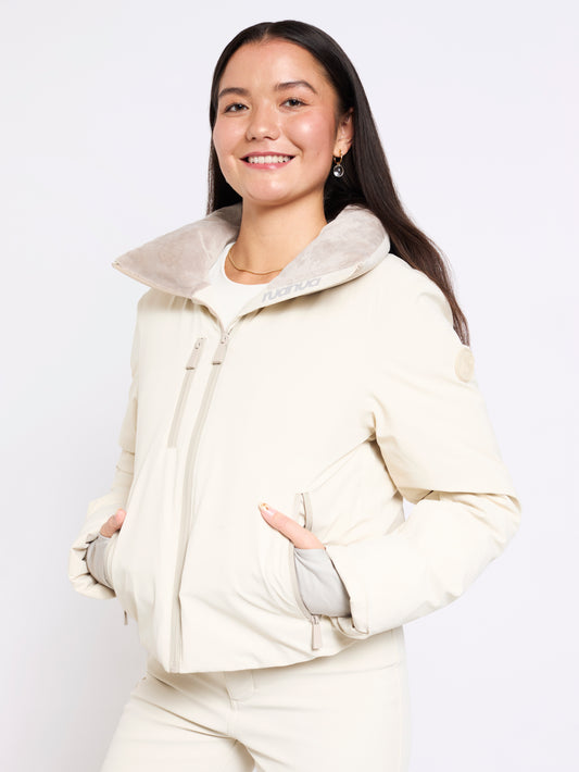Padded Down Ski Jacket - Neutral