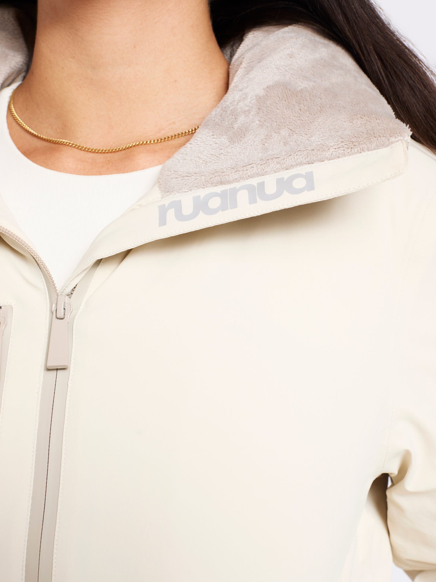 Padded Down Ski Jacket - Neutral