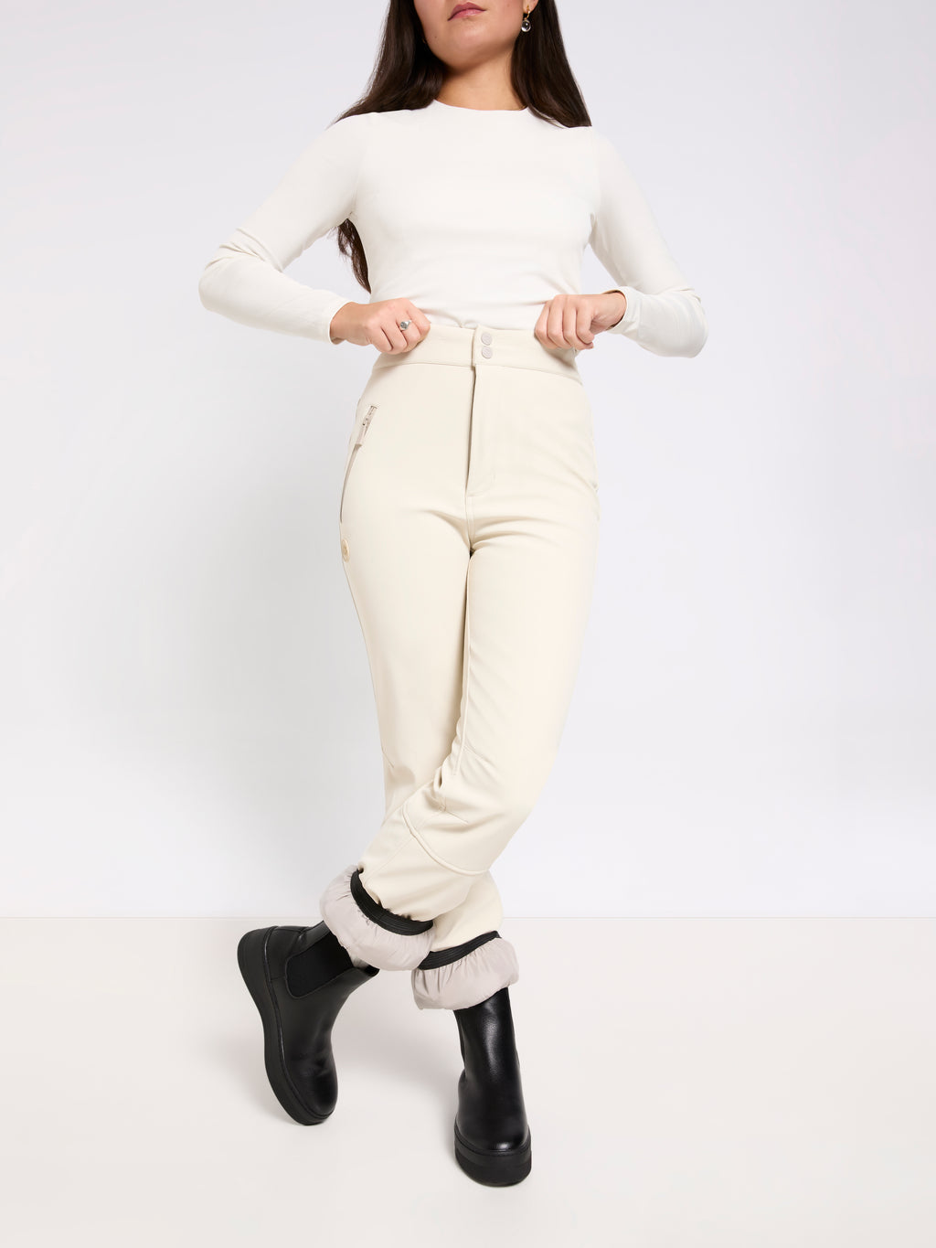 Slim Leg Ski Trouser - Neutral