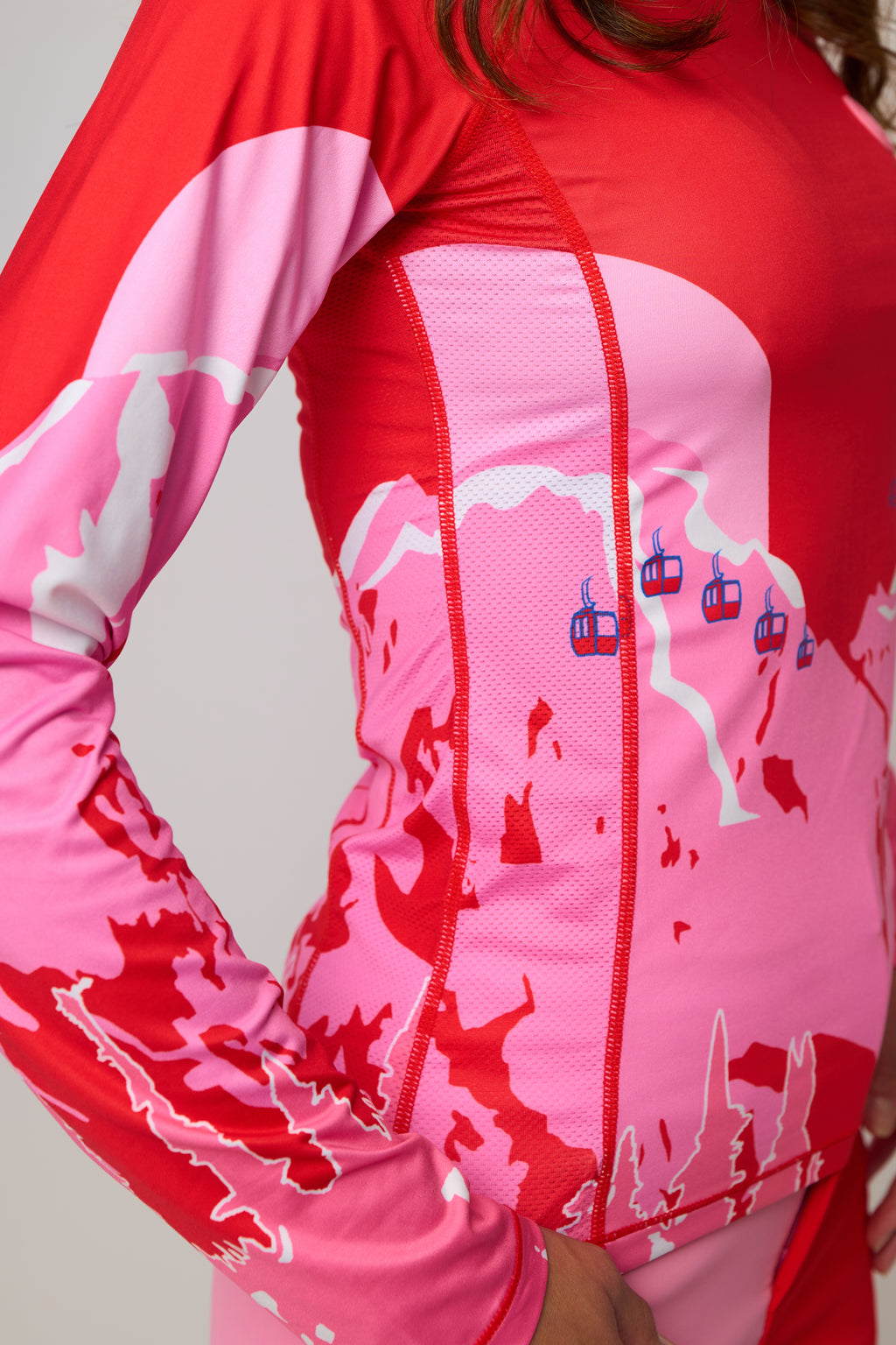 Base Layer Thermal - Pink Mountain Print Pre Order