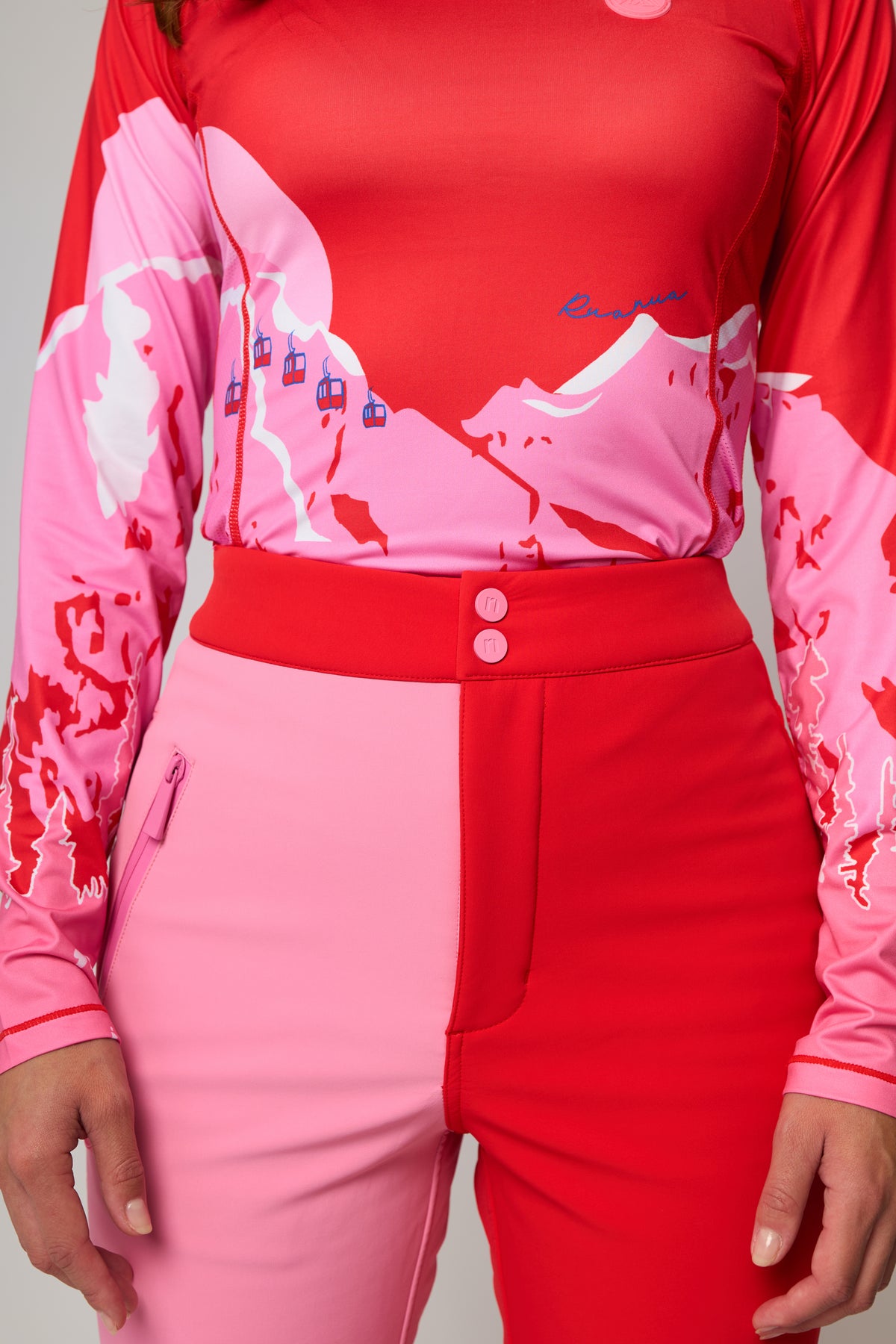 Base Layer Thermal - Pink Mountain Print Pre Order