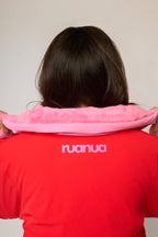 Padded Down Ski Jacket - Red and Pink