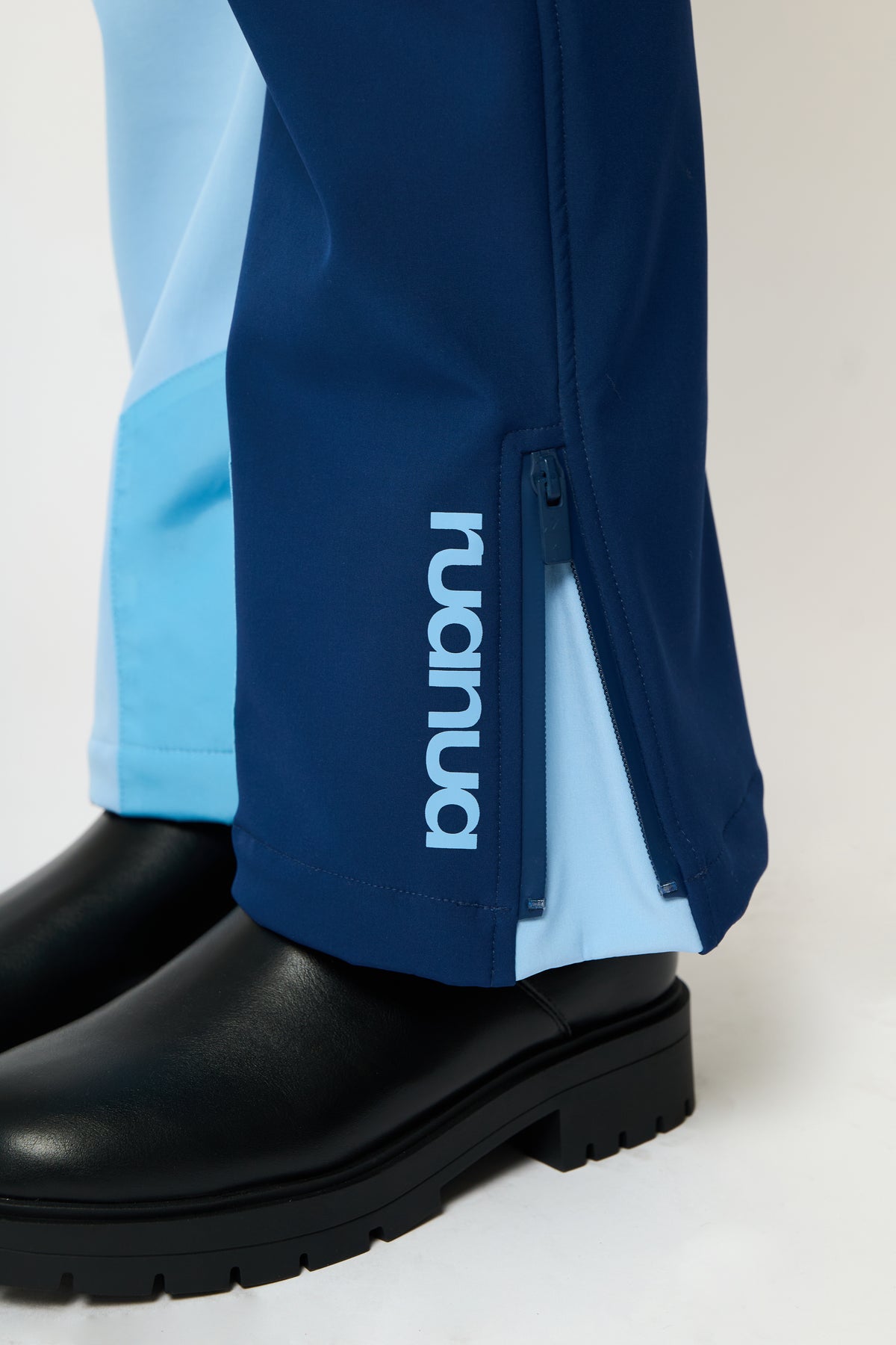 Slim Leg Ski Trouser - Blue ColourBlock