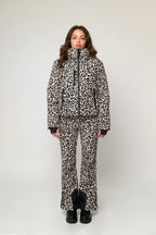 Slim Leg Ski Trouser - Leopard