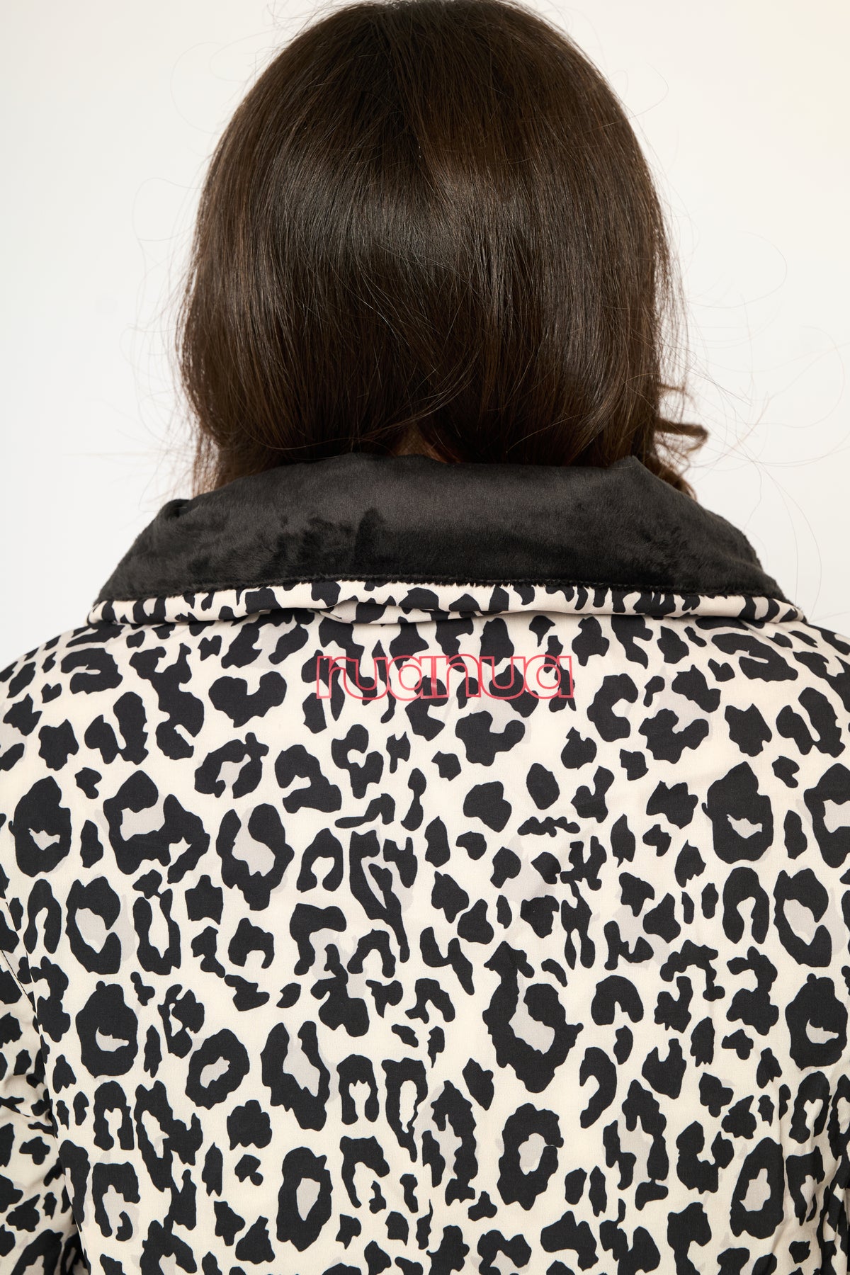 Padded Down Ski Jacket - Leopard