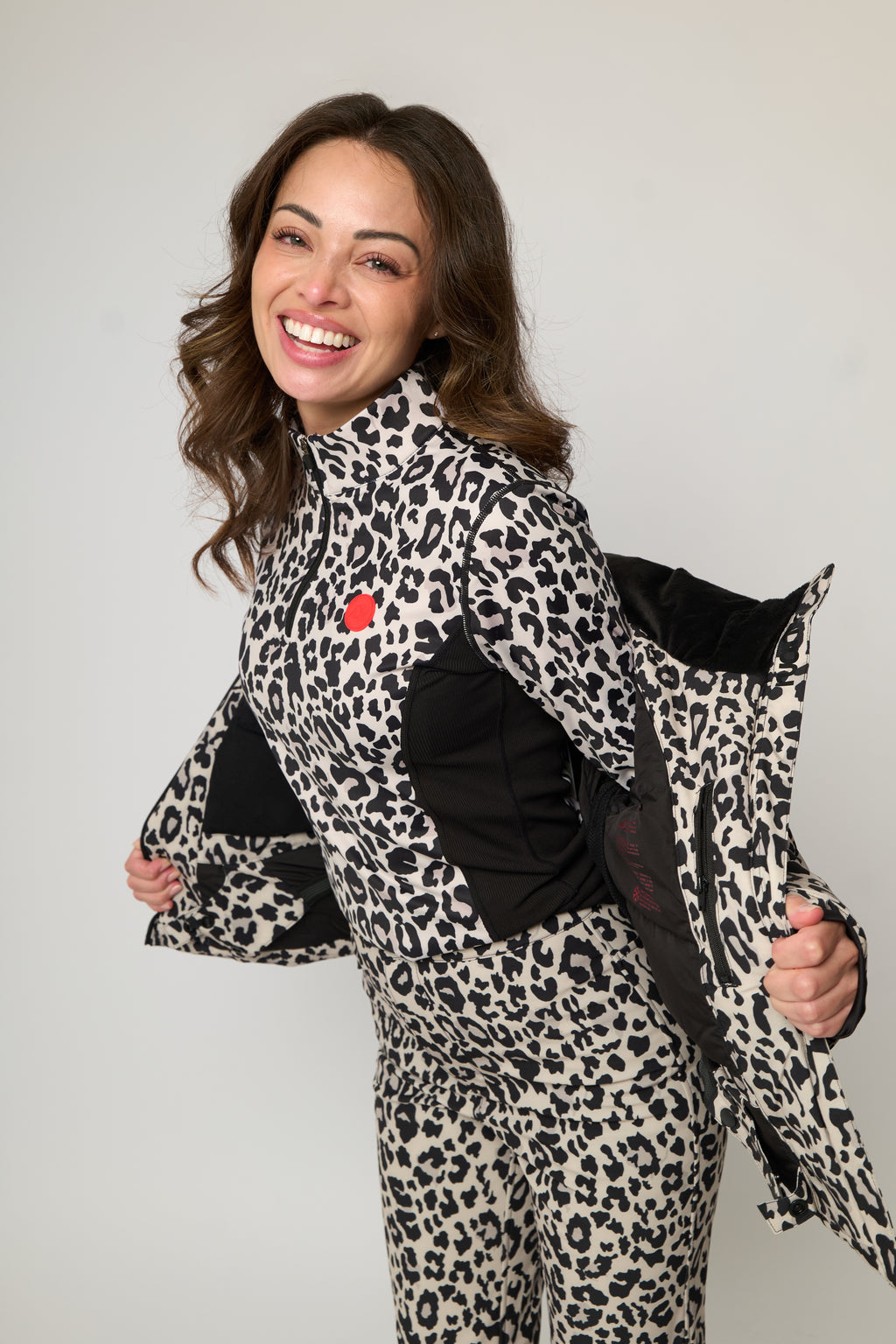 Slim Leg Ski Trouser - Leopard