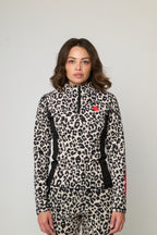 Mid Layer 1/4 Zip Thermal - Leopard Print Pre Order