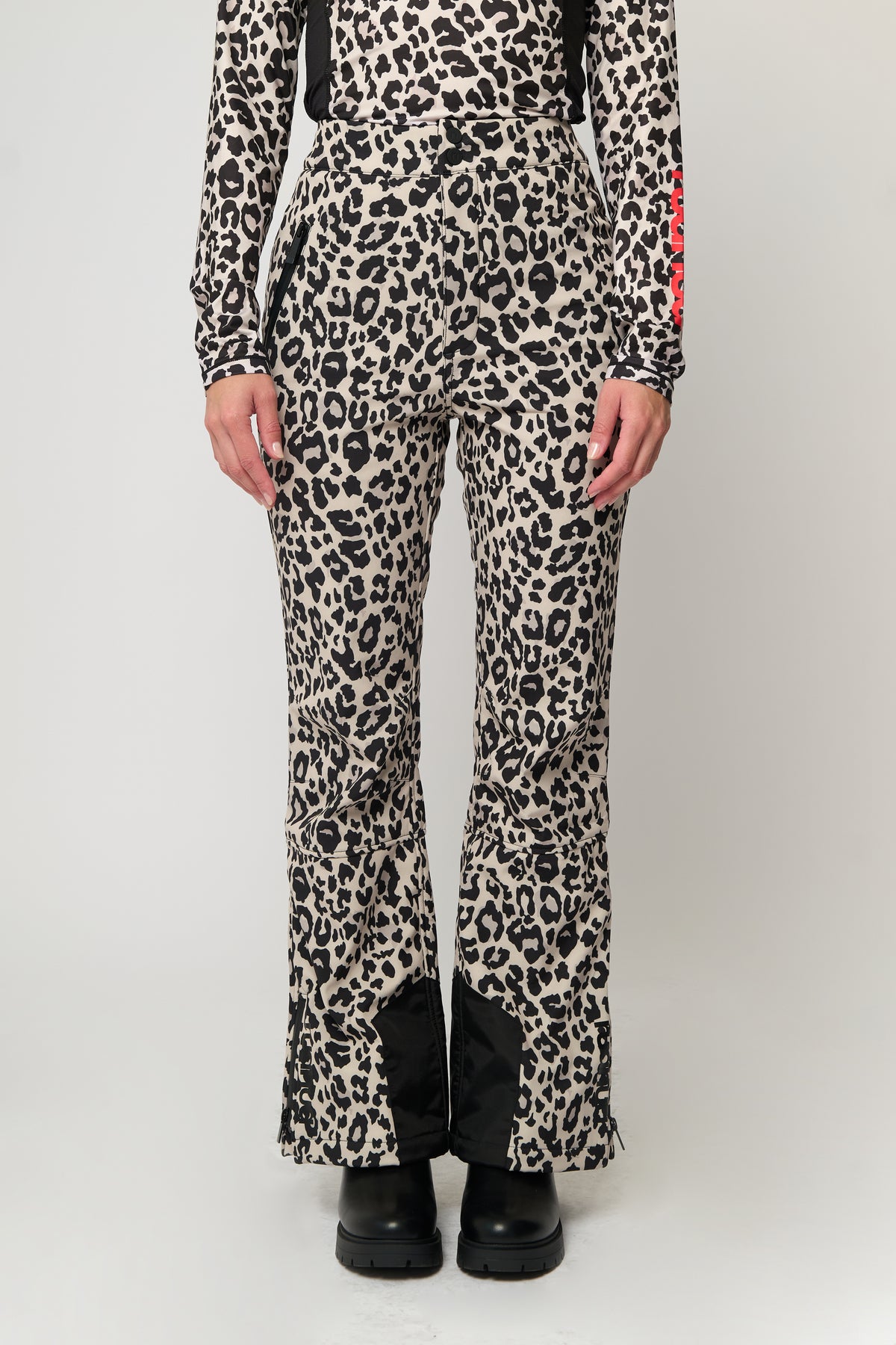 Slim Leg Ski Trouser - Leopard