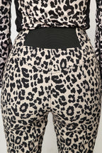 Slim Leg Ski Trouser - Leopard