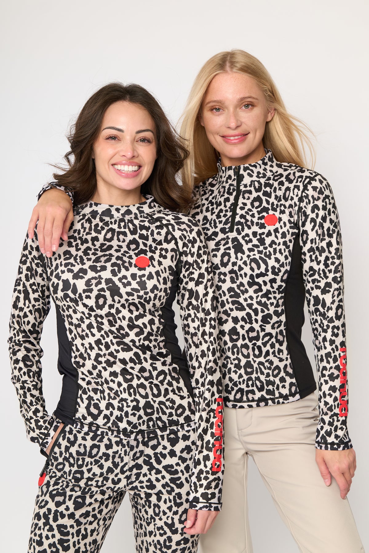 Mid Layer 1/4 Zip Thermal - Leopard Print Pre Order