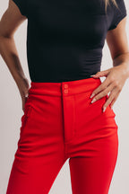 Slim Leg Ski Trouser - Red