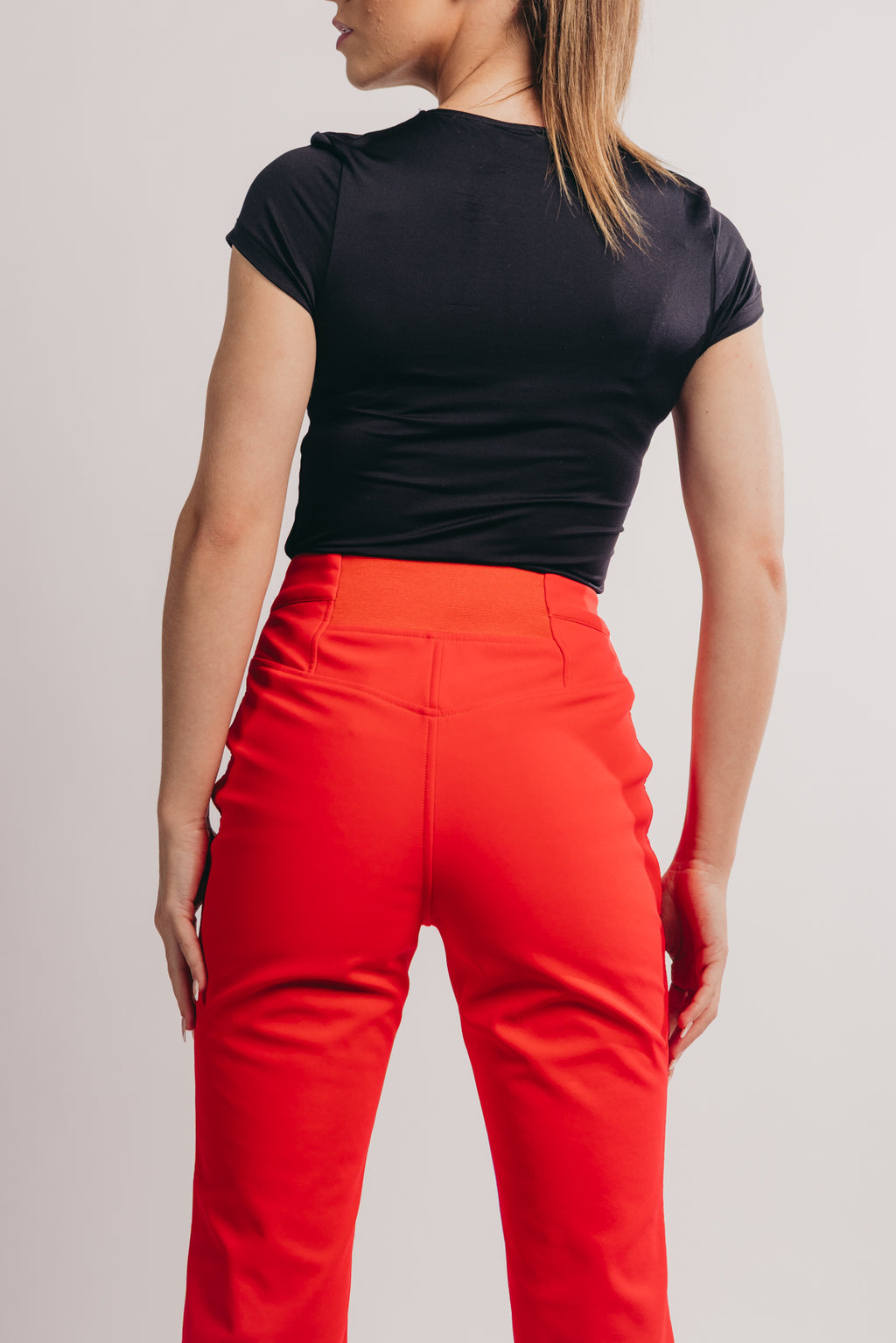 Slim Leg Ski Trouser - Red