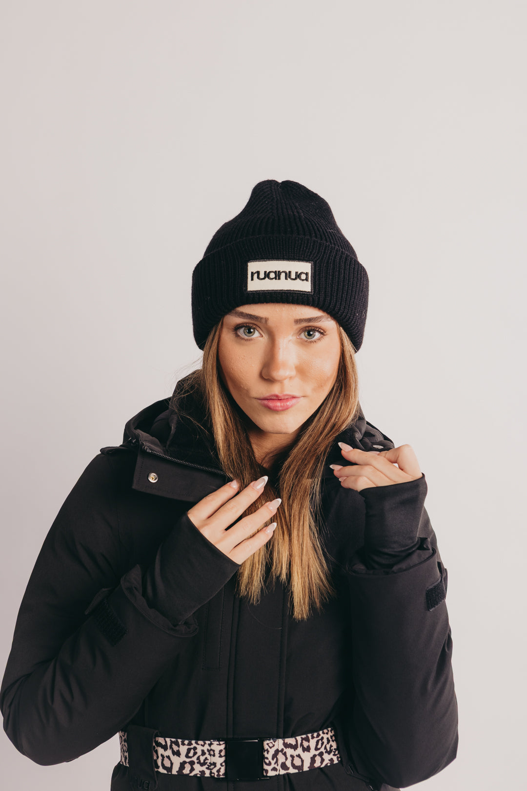 Ribbed Beanie - Black