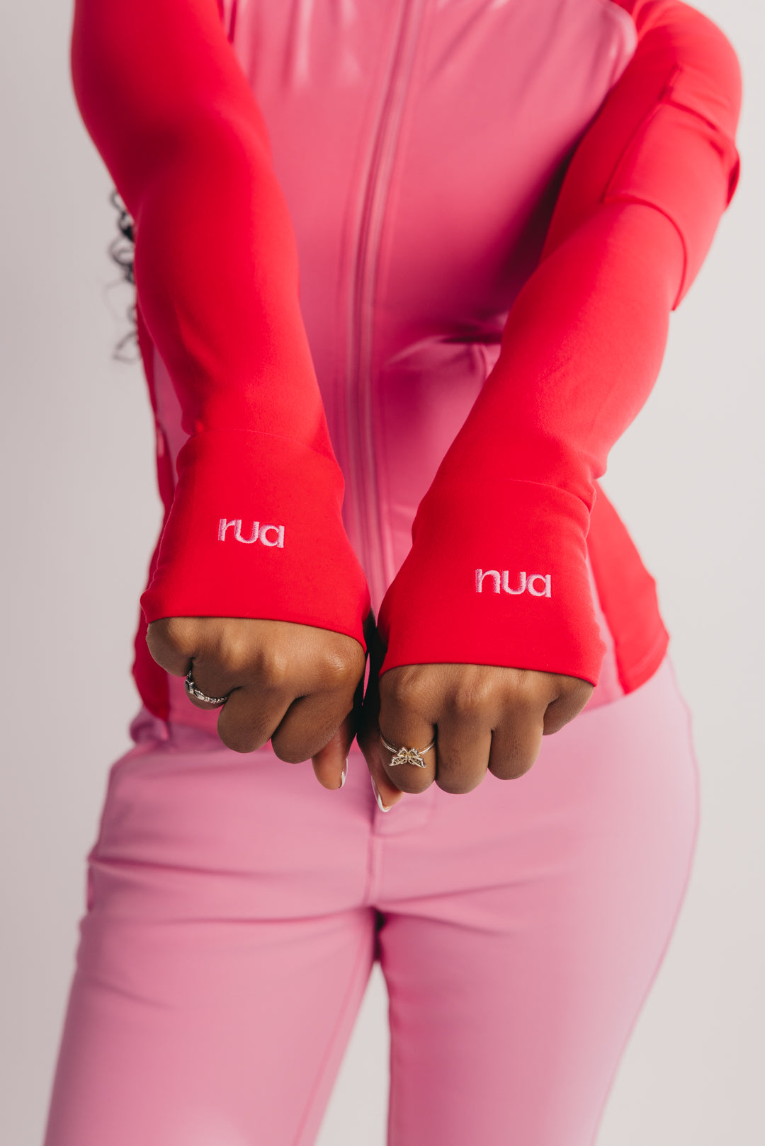 Zip Through Sculpting Mid Layer Thermal Top - Black